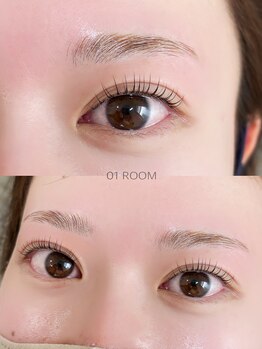 ワンルーム(01 ROOM)/ハリウッドブロウ×パリジェンヌ