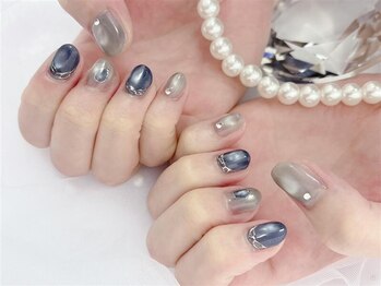 MERRYの写真/ショートネイル好きのネイリストが短いお爪にも似合うデザインをご提案☆