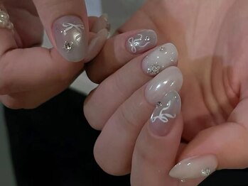 ファンシー 新宿店(Fancy)/冬ネイル/ツイード/ワンホン