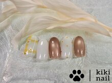 キキネイル 溝の口(kikinail)/3.4月定額B／チェックネイル