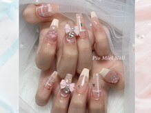 ピオミエルネイル 新宿(pio miel nail)/韓国っぽちゅるんネイル