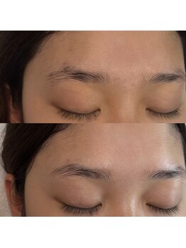 マナ ワクシング 海浜幕張(Mana waxing)/1回目(上)から2回目(下)の変化