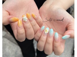 ～サマーフラワーグラデ～