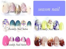 トゥインクリーネイルサロン(Twinkly Nail Salon)の雰囲気（人気の季節限定メニューや定額メニューもご用意しております♪）