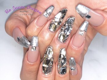 アン ジョーヌドラゴ/【ロングネイル】シルバーネイル