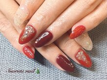 スエルテ ネイルサロン 北千住店/大人クリスマスネイル ¥7200