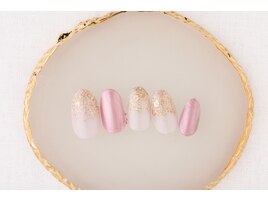 ラメグラデーションネイル