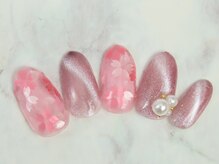 ネイルプラータ(Nail Plata)/桜ネイル【8980】