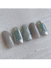 ネイルサロン エーナイン ザ ビッグ豊平店/持ち込みデザイン