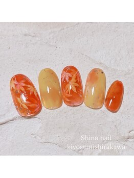 シナネイル 清澄白河店(SHINA NAIL)/秋の季節のデザイン