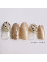 アトリエラブニール/ダルメシアンネイル