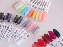 AN&EL【ネイル/フット/エステ/脱毛/VIO/ブラジリアンWAX】の雰囲気(カラーサンプルも豊富です。)