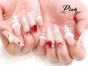 ネイルコレクション ピンク(Nail Collection Pink)/長さだしジェル☆フリー♪フリル