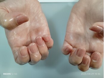 ケア付きワンカラー