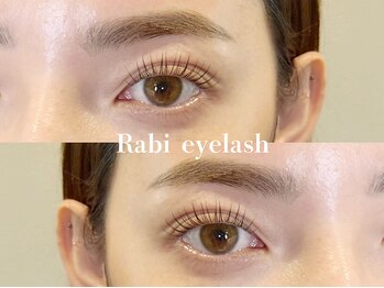 Rabi eyelash 【まつげパーマ/パリジェンヌ/LED/マツエク/眉毛】の写真/朝のメイクがぐっとラクに☆自まつ毛を労わる施術で大人のための自然な美まつ毛へ 上品で美しい目元に☆