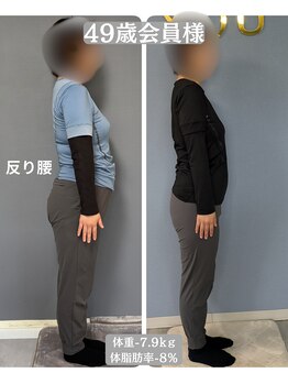 ユウ(You)/49歳会員様ダイエット&姿勢改善