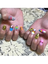 プライベートサロンアリュール(Private Salon Allure)/POPなブランド風ネイル