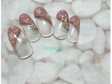 フランセス(Frances)/雪の結晶ネイル