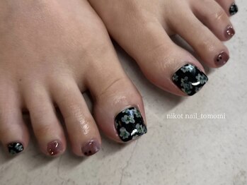 ニコットネイル(nikot nail)/定額フットデザイン/tomomi