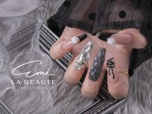 エミラボーテ 心斎橋店(Emi la beaute)/リボン×キルティングネイル