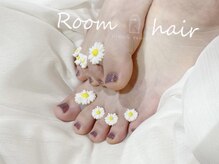 ルームヘアネイル 梅ヶ丘店(Room hair nail)/フットキラキラピンク