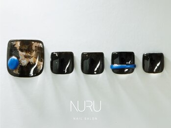 ヌル ネイル 堀江(NURU NAIL HORIE)/個性派/韓国ネイル/モードネイル