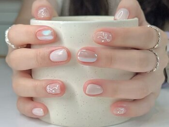 ファンシー 新宿店(Fancy)/冬ネイル/ツイード/ワンホン