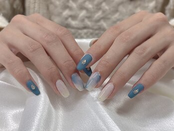 リノネイル(Rino-nail)の写真/《オフィス/ニュアンス/トレンド全てが想像以上の仕上がり》フィルイン施術で自爪に優しく、可愛く♪