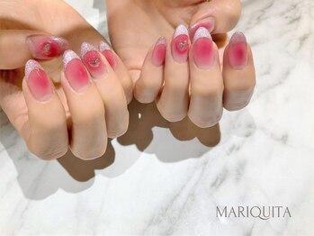 ネイルサロン マリキータ(MARIQUITA)/マグネットフレンチチークネイル