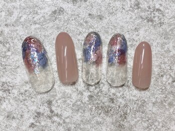 ミオリィ(meoli)/ワンカラー+インクアート