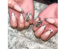 ラウンジ 町田店(RounGe)/【スカルプ】ガラスフレンチ