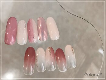 バランス 泉中央店(balance)/おすすめデザイン縦グラデネイル