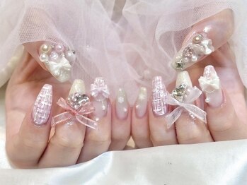 オリーブス バイ ネオリーブ(Olive's by neolive)の写真/長さだしで理想通りのネイルを実現！ワンホンネイル/マグネットネイル/ちゅるキラなデザインもお任せ[新宿]