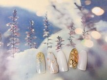 ネイルサロン&スクール ジーナ(GINA)/キラキラ雪ネイル