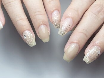 ネイルカラーリリー(Nail Calla Lilly)/ツイードネイル♪