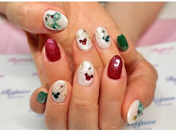 リジュベ(Rejuve)/クリスマスのツリーネイル★