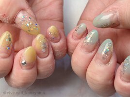 キラキラホロネイル☆