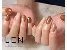 レン(LEN.)/ブラウンチェック