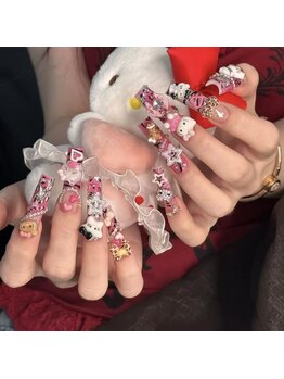 エスネイルサロン 蕨店(S NAIL SALON)の写真/輝きも存在感も誰にも負けない！世界にひとつの“最強かわいいゴテゴテネイル”で指先主役に☆