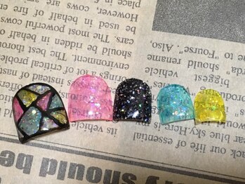 お気軽ビューティエーヴィヒ(Ewig)/8月キャンペーンネイル