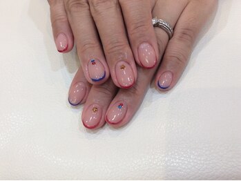 シャンネイルケアサロン(Shan Nail caresalon)/細フレンチ
