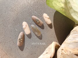 大人上品ミラー×パールネイル