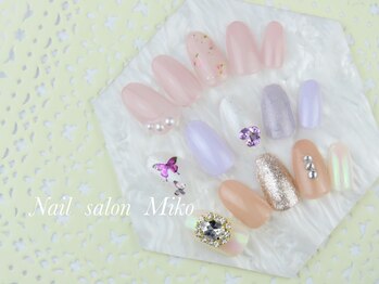 ミコ(Miko)/蝶々　押し花　パーツ