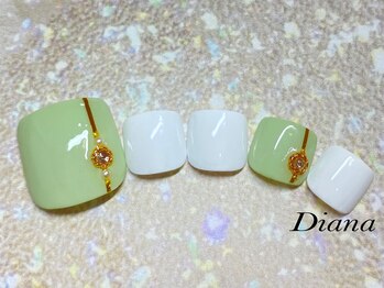 ディアナ ひたちなか高場店(DIANA)/定額ネイル　6600円　D‐006