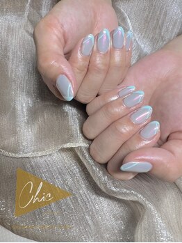 ワンカラー＋フレンチ＋アート*