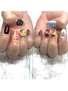 キャラクターネイル