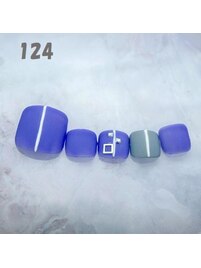 フットネイル：No.124