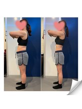 サンズジム 久喜(SUN's GYM)/ビフォーアフター(-7.6ｋｇ)