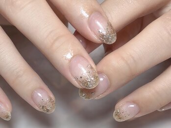 Re:eight nail【リエイトネイル】の写真/[京橋徒歩2分]OPEN記念価格ワンカラー/ラメグラ¥3980◆お得なJrクーポン有り◎お爪に優しいフィルイン施術