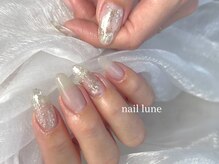 ネイルリュンヌ(nail lune)/シアーホワイトニュアンス